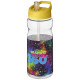 Borracce sportive H2O Base® da 650 ml con coperchio con beccuccio - cod. P210049