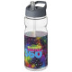 Borracce sportive H2O Base® da 650 ml con coperchio con beccuccio - cod. P210049