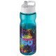 Borracce sportive H2O Base® da 650 ml con coperchio con beccuccio - cod. P210049