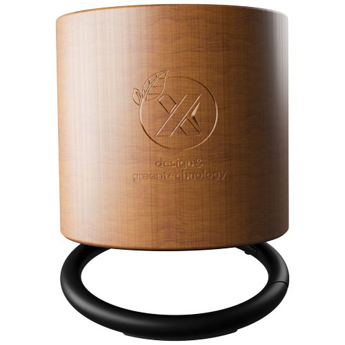 Speaker con anello SCX.design S27 da 3 W realizzato legno - cod. P2PX041
